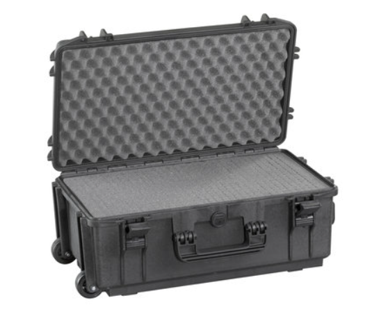 Max Cases + Trolley 520 x 200 Foam Case