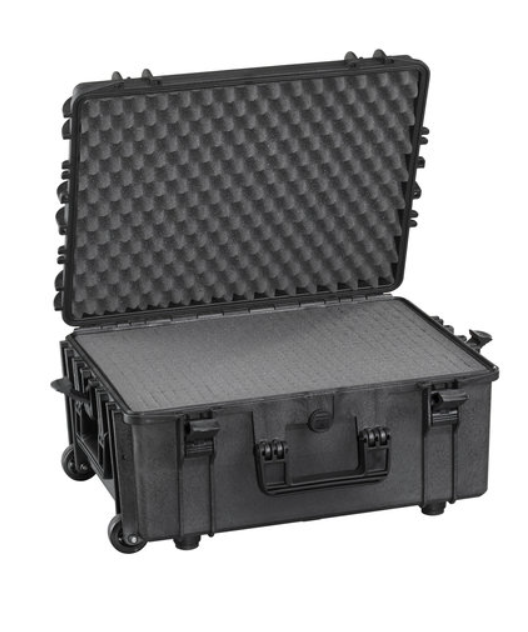 Max Cases + Trolley 538 x 245 Foam Case