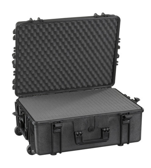 Max Cases + Trolley 620 x 250 Foam Case
