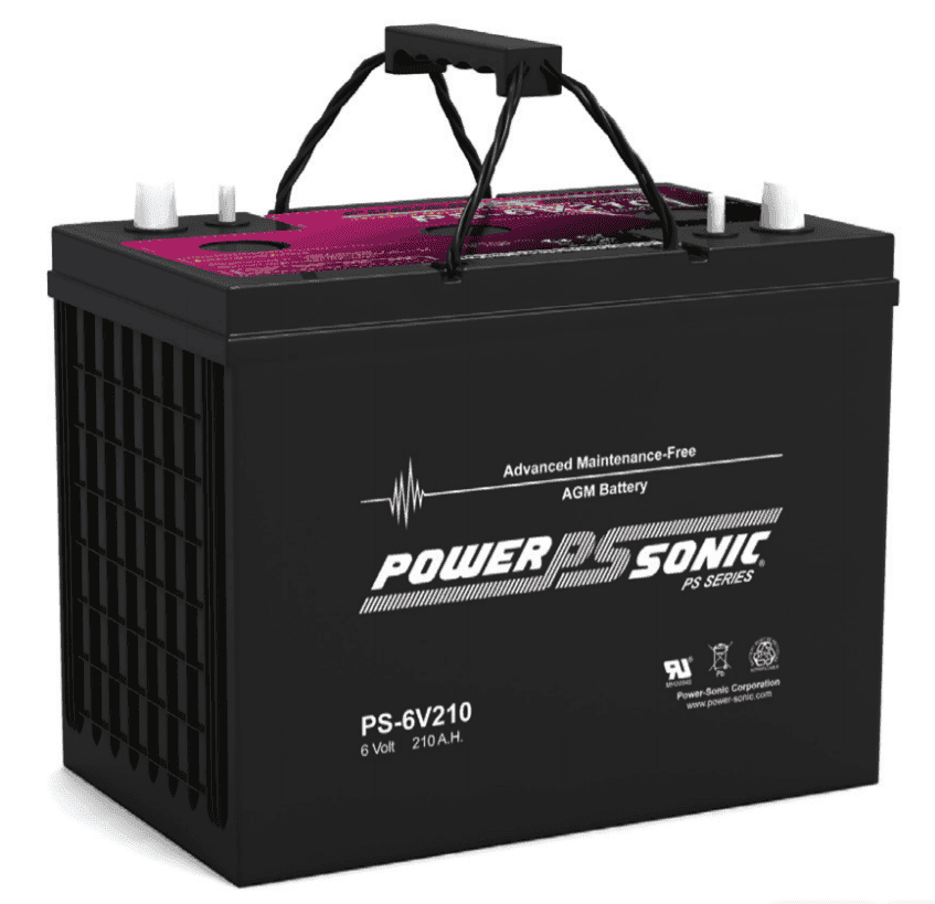 Power-Sonic 6V 210Ah AGM Deep Cycle Battery