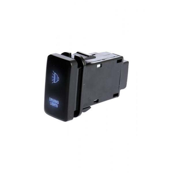 Thunder 12/24V Blue LED Car Models Push Switch