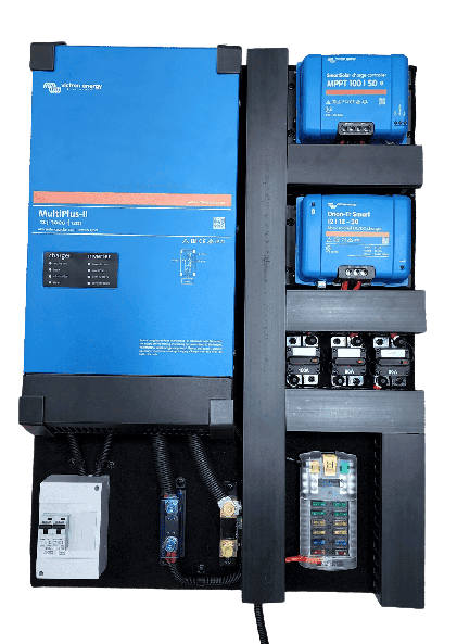 Pre-Wired Victron Board A with 50A MPPT Smart Solar & Exotronic Lithum Battery