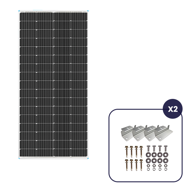 Renogy 200W 12V Monocrystalline Fixed Solar Panel