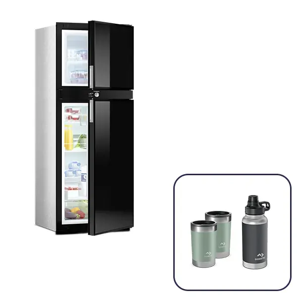 Dometic RUC 6408X 2-Way Fridge/Freezer, 188 Litre