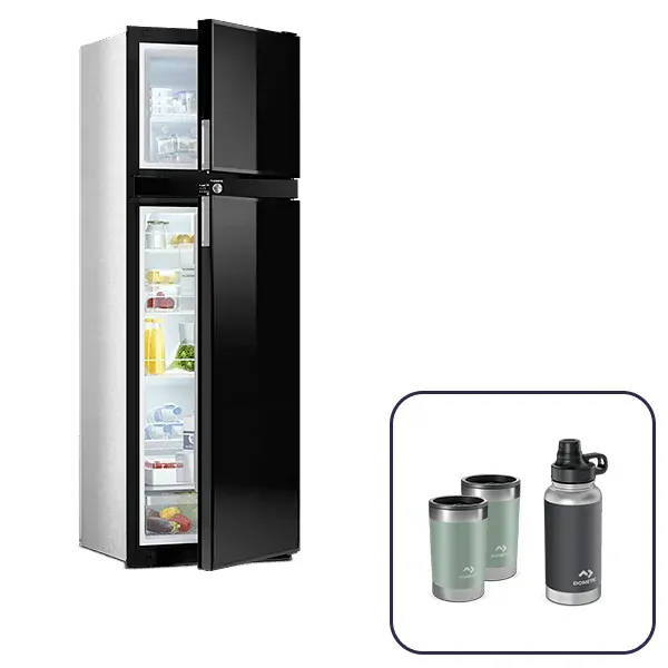 Dometic RUC 8408X 12V / 24V / 240V Fridge - Freezer, 224 Litre