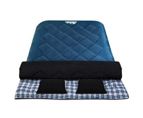 Weisshorn Navy Double Thermal Sleeping Bag -10°C to 15°C