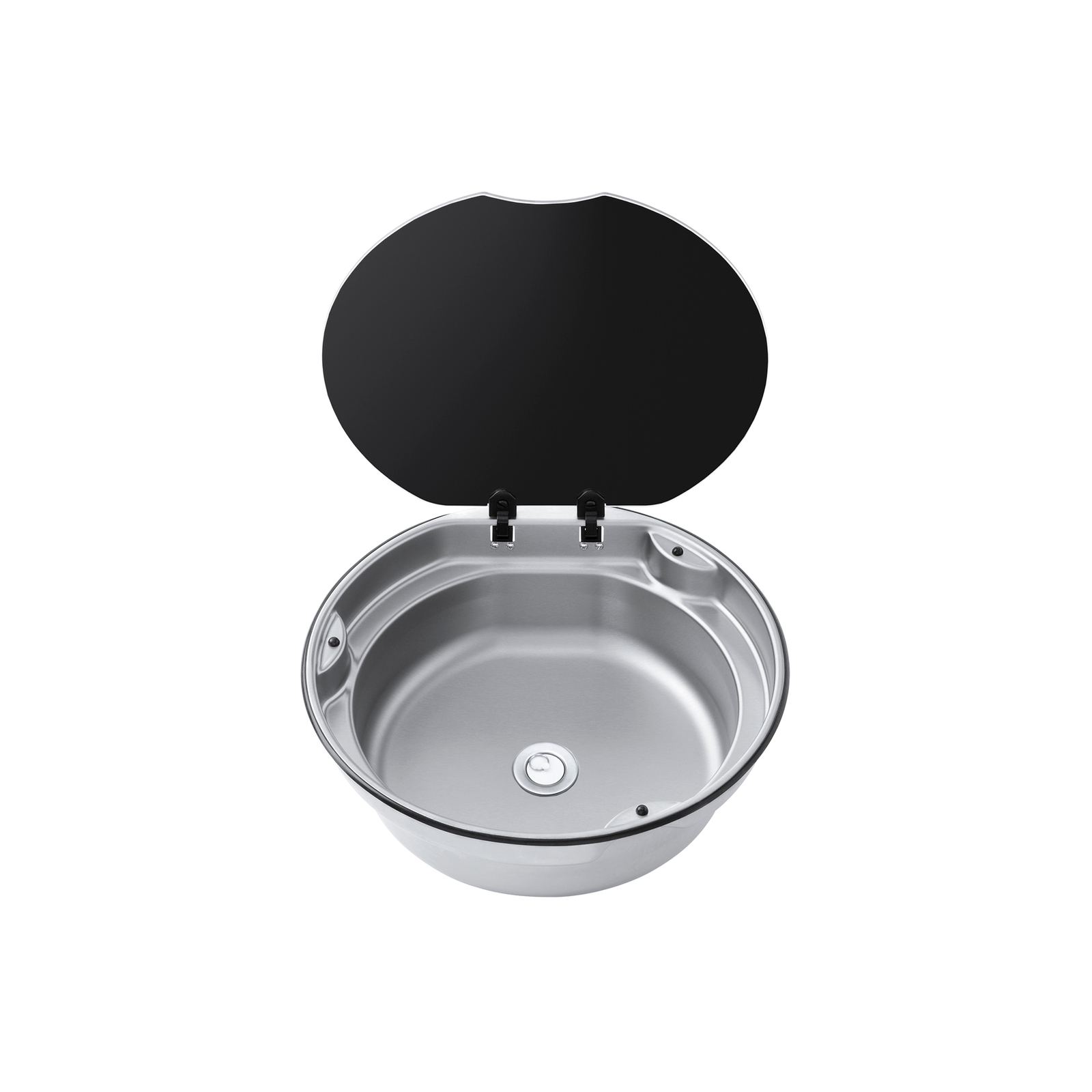 Thetford Round Bowl Sink With Glass Lid