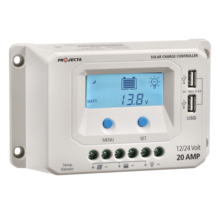 Projecta SC220 Automatic 12/24V 20A 4 Stage Solar Charge Smart Controller