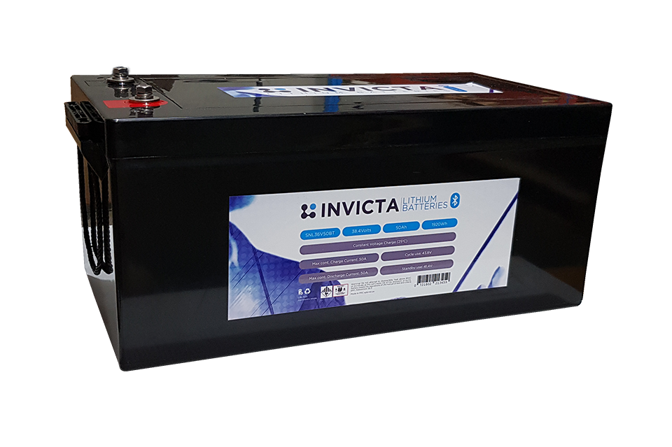 Invicta 36V 50Ah Lithium Battery with Bluetooth
