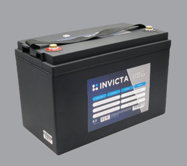 Invicta Hybrid 100Ah Lithium Starter Battery, 1200 CCA