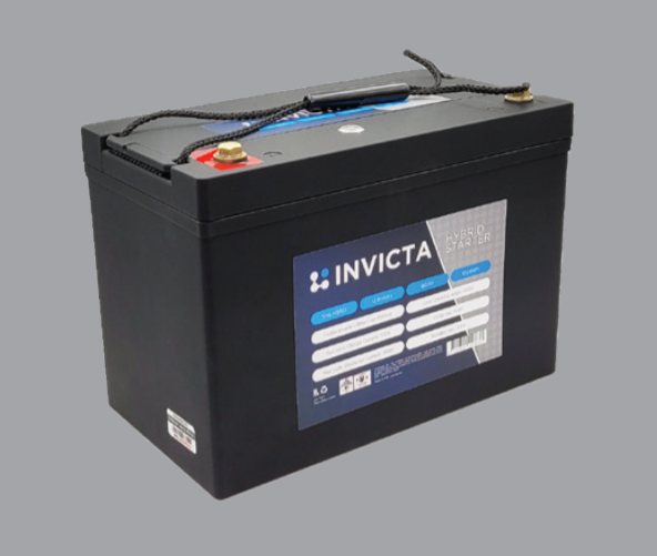 Invicta Hybrid 80Ah Lithium Starter Battery, 1200 CCA