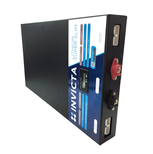 Invicta 12V 200Ah Super Slim Lithium Battery with Bluetooth