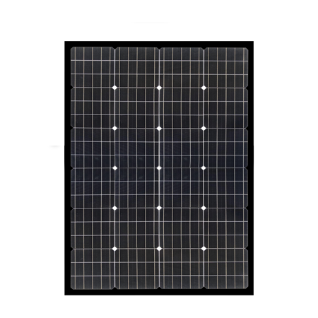 Enerdrive 150W Squat Mono Crystalline Fixed Solar Panel, Black