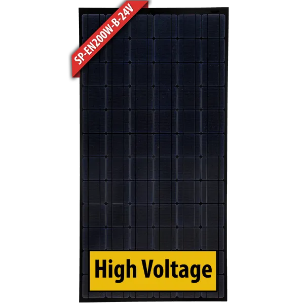 Enerdrive 200W Mono Crystalline Fixed Solar Panel, Black