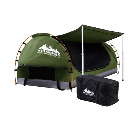 Weisshorn Celadon Double Swag with 7cm Mattress