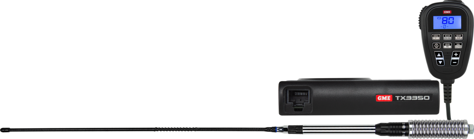 GME 5W Compact UHF CB Radio Ultimate Value Pack