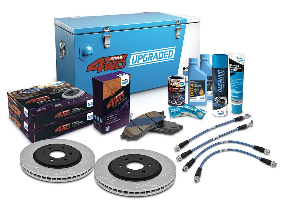 Bendix Ultimate 4WD Brake Upgrade Kit to suit Nissan Navara (2005-2015) D40