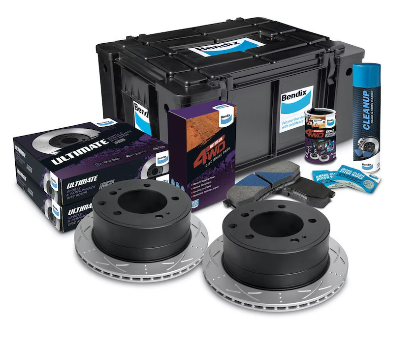 Bendix Ultimate 4WD Brake Upgrade Kit Rear to suit Toyota Land Cruiser (1984-2007) J7
