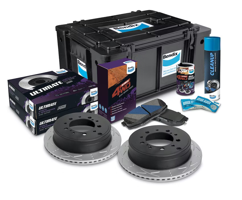 Bendix Ultimate 4WD Brake Upgrade Kit Rear to suit Toyota Land Cruiser (2007-2012) UZJ200 & (2007-2021) VDJ200