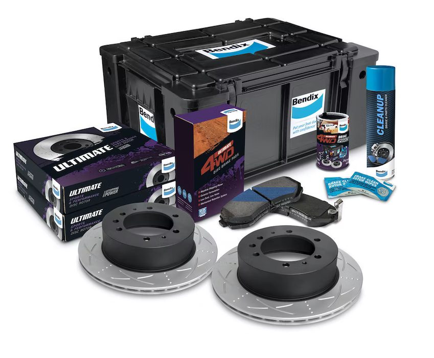 Bendix Ultimate 4WD Brake Upgrade Kit to suit Nissan Patrol (1997-2003) GR GU Y61 & (1998-2016) Y61 GU