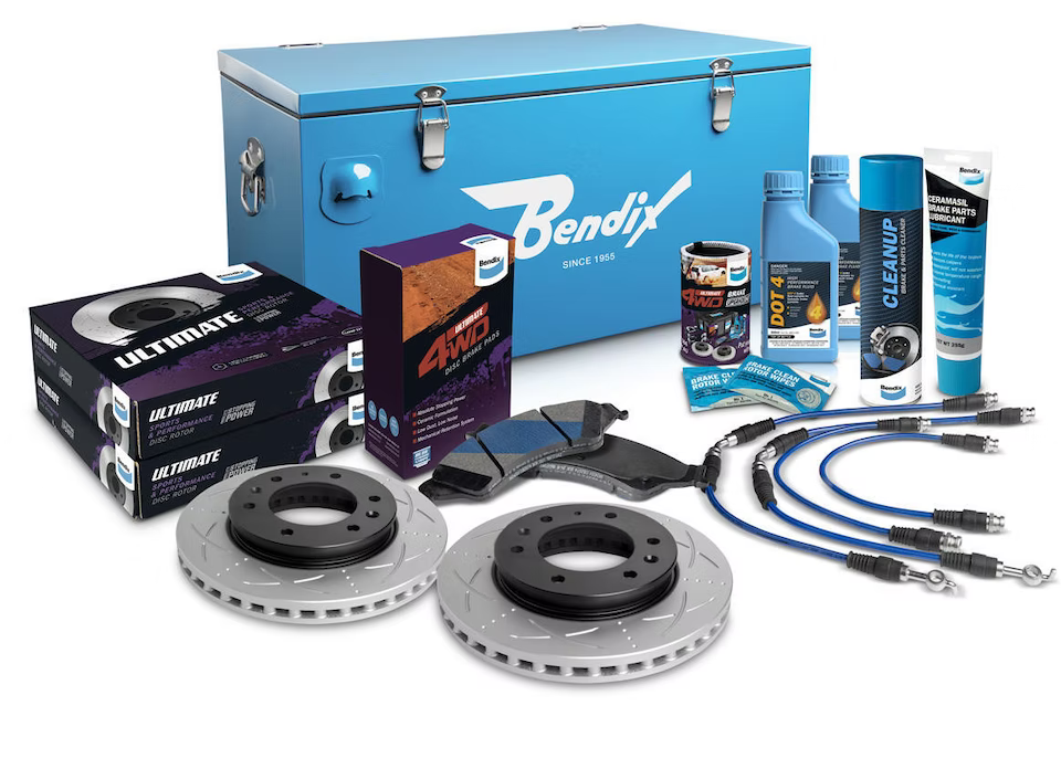 Bendix Ultimate 4WD Brake Upgrade Kit to suit Ford Ranger (11 -15) PX PX (11-15) PX & Mazda BT-50 (11-20) B22 B32 UP UR