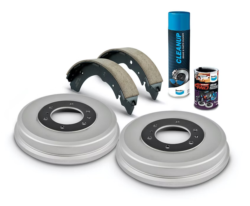 Bendix Ultimate 4WD Drum Brake Upgrade Kit to suit Holden Colorado (12-20) RG Isuzu D-Max (07-20) TFR TFS & (12-20) TFS TFR