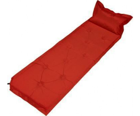 Trailblazer 9-Points Self-Inflatable Red Air Mattress with Pillow