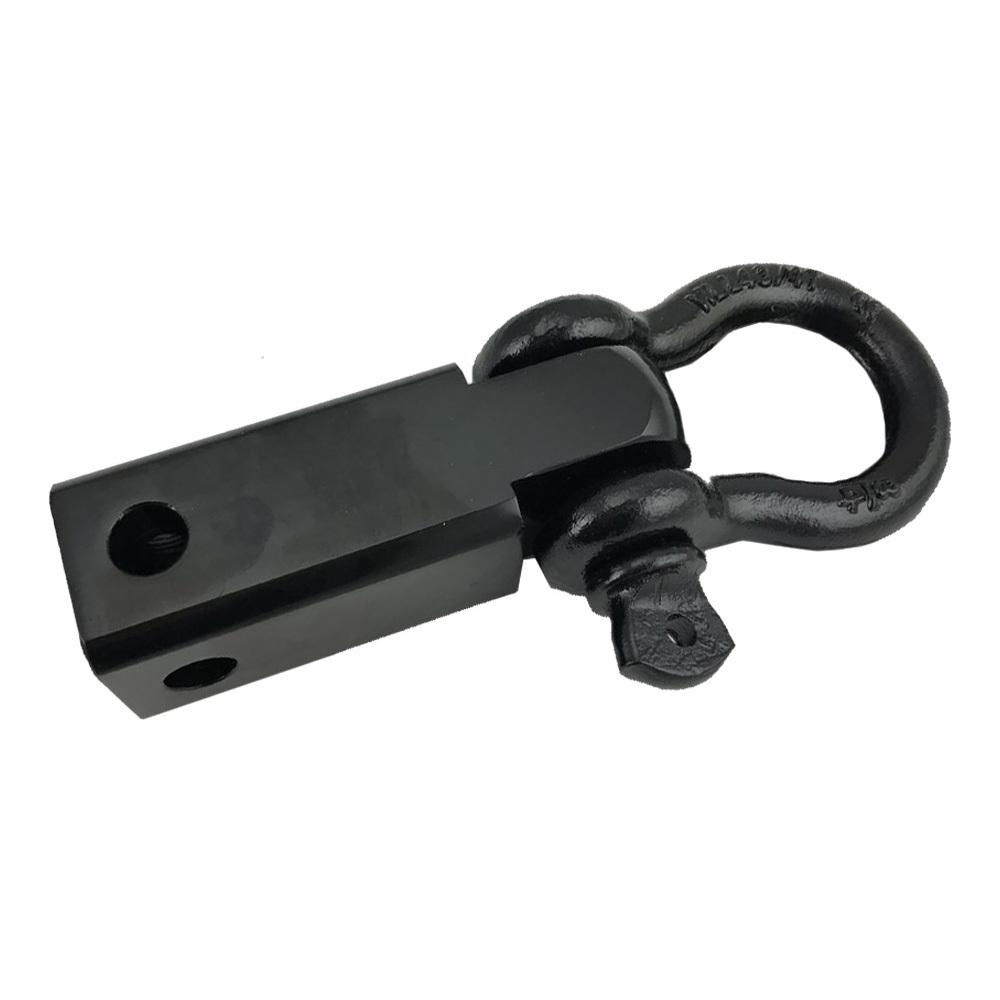 Recovery Hitch Receiver Rated 5 Tonne + Bow Shackle Tow Bar Off Road