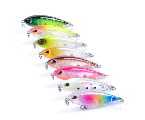 DZ 4.8cm Pencil Minnow Fishing Lure Surface Tackle Fresh Saltwater 8 Pack