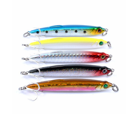 DZ 7.5cm Pencil Minnow Fishing Lure Surface Tackle Fresh Saltwater 5 Pack