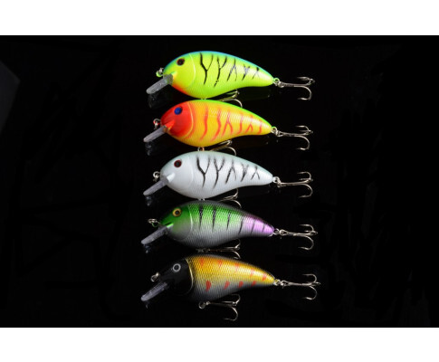 DZ 8.5cm Crank Bait Fishing Lure Surface Tackle Saltwater 5 Pack
