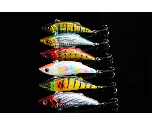 DZ 8cm Vib Bait Fishing Lure Hook Tackle Saltwater 6 Pack
