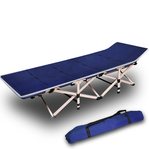 Bargene Navy Single Folding Mattress Stretcher