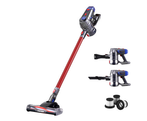 Devanti Handheld Vacuum Cleaner HEPA Filter Red 150W