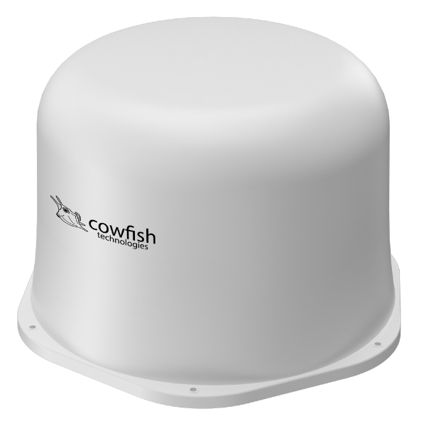 Cowfish VanTenna Model A, White with Bottom Connecter