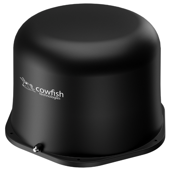 Cowfish VanTenna Model B, Black with Side Connecter
