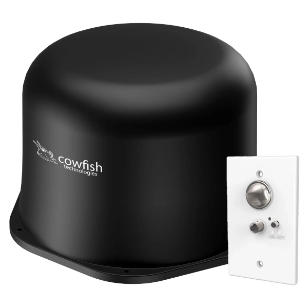 Cowfish VanTenna Premium Model A, Black with Bottom Connecter