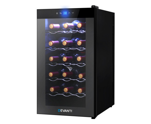 Devanti Wine Cooler Fridge 18 Bottles