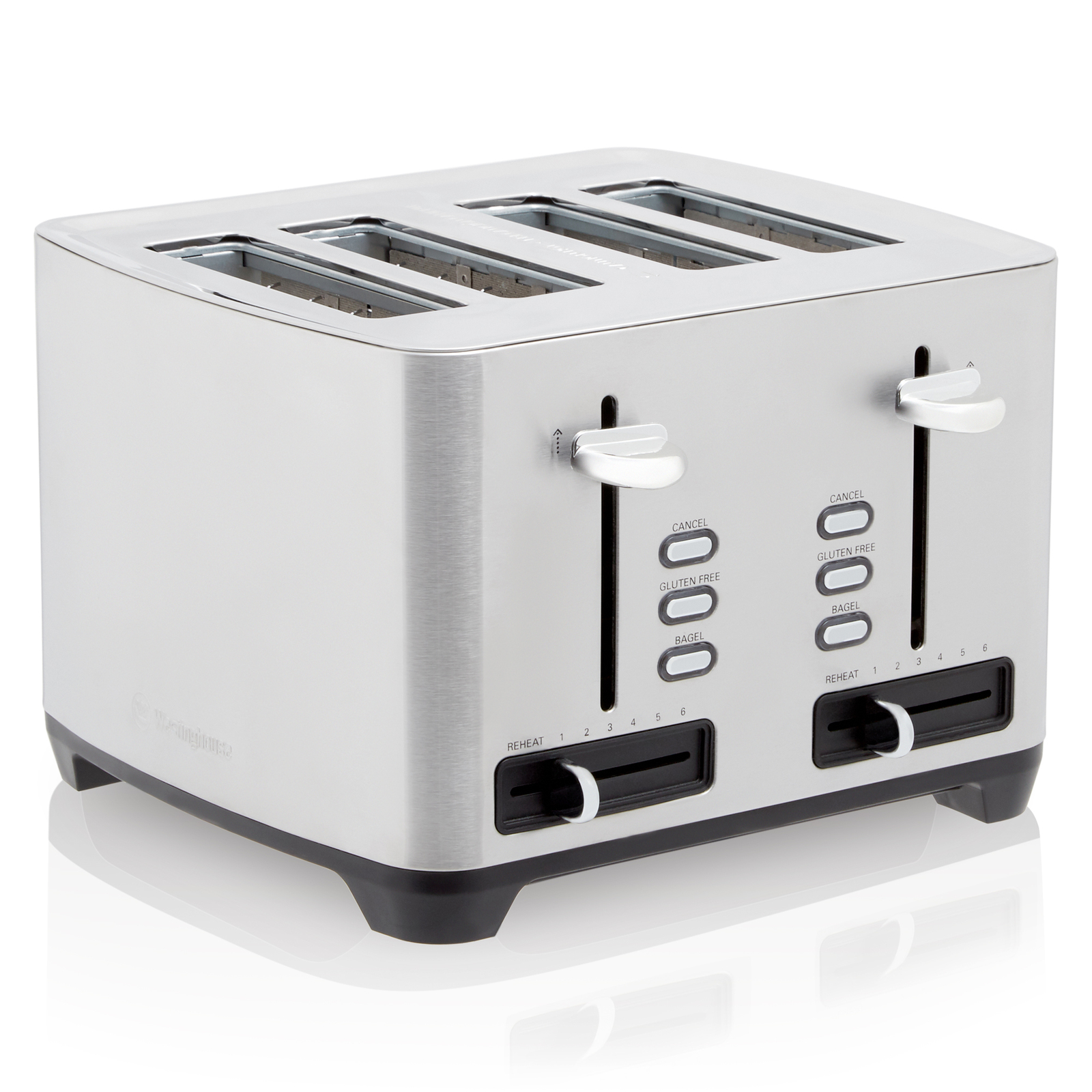 Westinghouse 4 Slice Stainless Steel Toaster