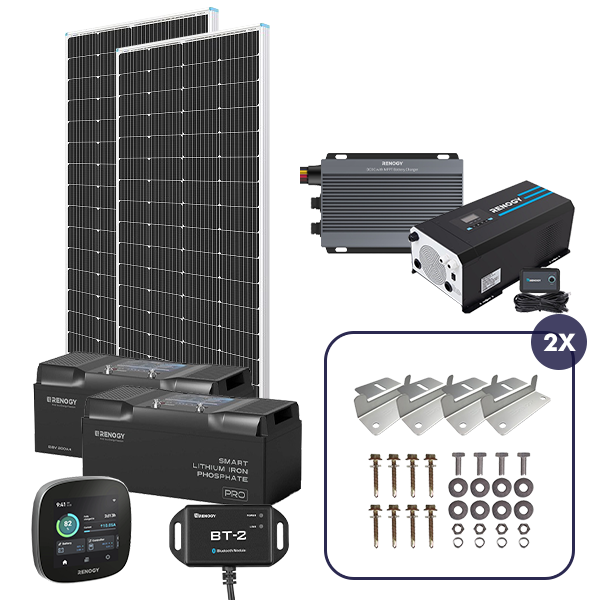 Renogy Ultimate Campervan Bundle with 2 x 200W Solar Panels