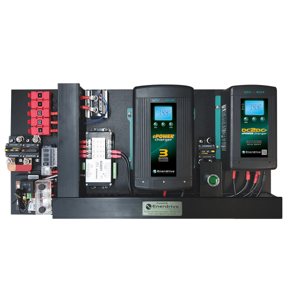 Enerdrive eSYSTEM-G 40A AC / DC with Simarine Battery Monitor