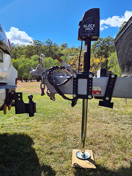 black jack mini electric trailer jack 
