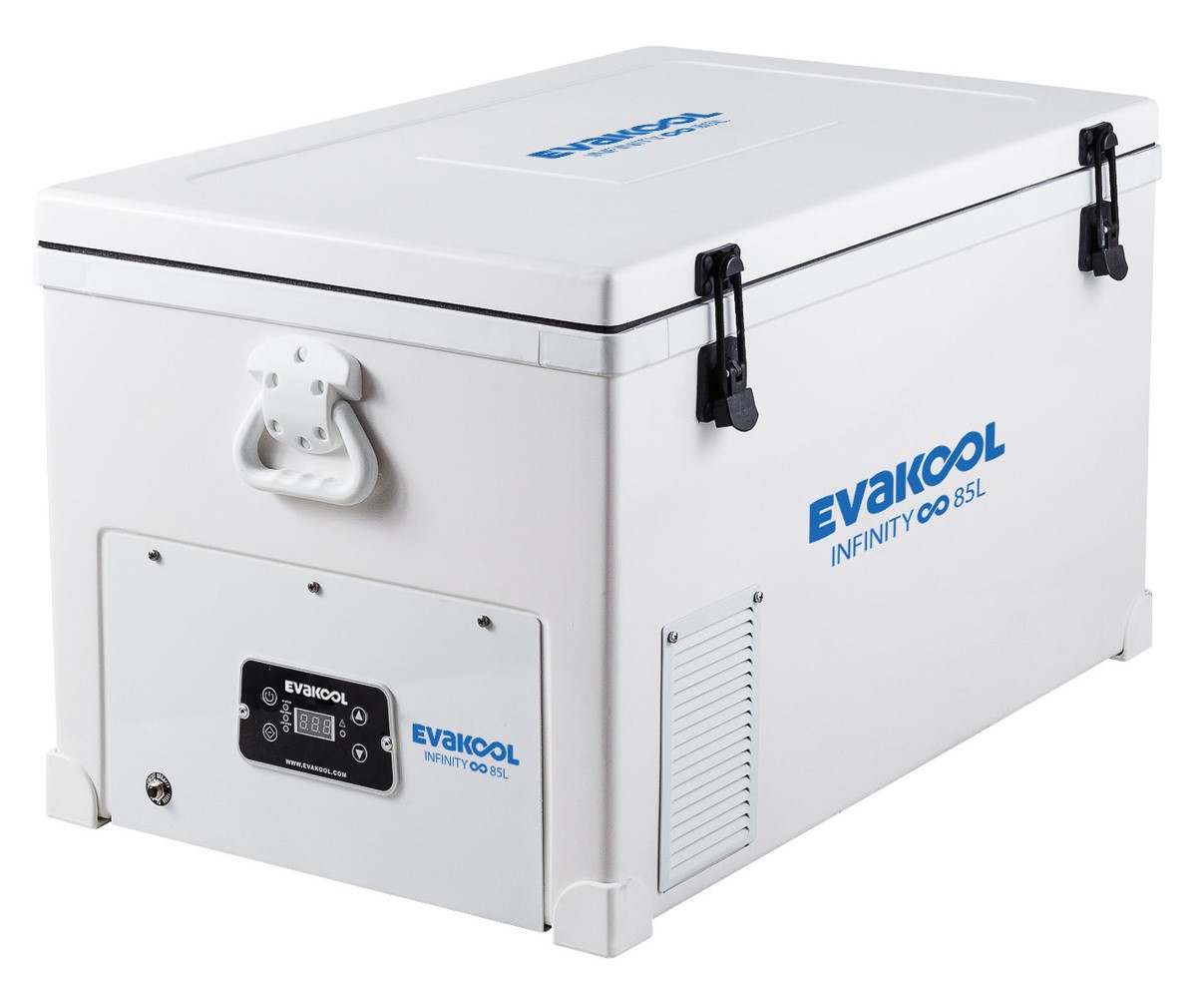 Evakool Infinity Fibreglass 12v/240V Portable Fridge Freezer