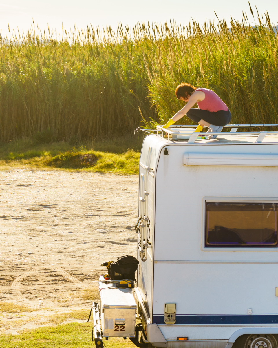 Cleaning Caravan