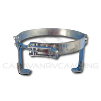 Gas Cylinder Cradle 9KG with adjustable Clasp Galvanised Plated