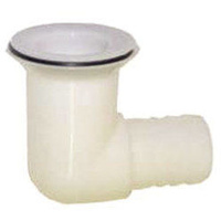 PLASTC 90DEG WASTE OUTLET 25MM 