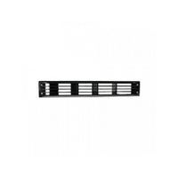 PLASTIC LOUVRE VENT 70X445 BLK BLACK