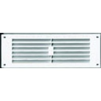 PLASTC LOUVRE VENT 125X260 BLK BLACK