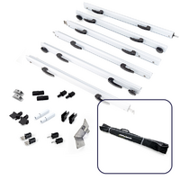 Aussie Traveller Anti-Flap Kit (AFK) Pro+ White, to suit Fiamma F80s