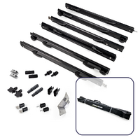 Aussie Traveller Anti-Flap Kit (AFK) Pro+ Black, to suit Thule 6200/6300/Fiamma F65